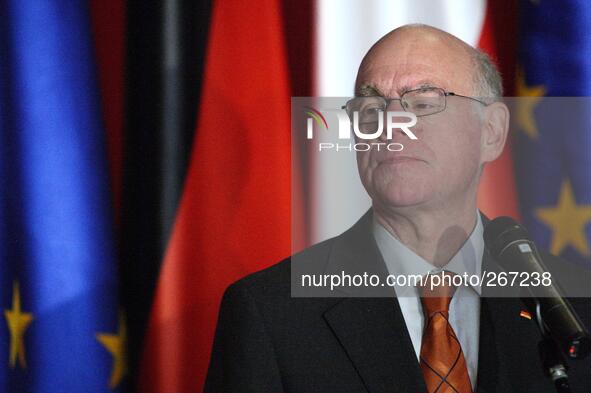 Gdansk, Poland 30th, September 2014
Joint meeting of the heads of Polish Sejm and the German Bundestag in Gdansk.
Pictured: Norbert Lammert...