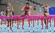 (141001) -- INCHEON, Oct. 1, 2014 () -- Sun Yawei (C) of China competes during the women's...
