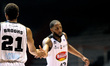 Caserta, Italy - 15th Feb, 2014. Jeff Brooks and Tony Easley during the match between Past...