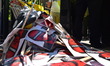 Anti-Erdogan demonstrators clashed with the police as they protest against the visit of Tu...