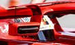 Ferrari mirror on the halo during the Spanish Formula One in-season young drivers Tests at...