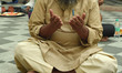 Indian Muslim people gather at the historical Tipu Sultan Masque to break their first Roza...