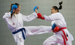 (141003) -- INCHEON, Oct. 3, 2014 () -- Gafurova Guzaliya (L) of Kazakhstan fights against...