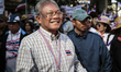 Anti-Government protest leader and former Deputy Prime Minister Suthep Thaugsuban leads a...