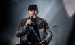 The italian rock singer and song-writer Vasco Rossi performing live at Olympic Stadium in...