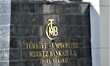 An exterior view of the head office of the Central Bank of the Republic of Turkey (TCMB) i...