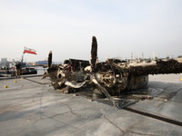 Gdynia, Poland 7th, October 2014 The wreckage of a US bomber Douglas A-20 Havoc has been raised from the Baltic seabed 70 years after it cra...