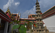 A view of Wat Pho Buddhist temple complex in the Phra Nakhon District of Bangkok,On Wedne...