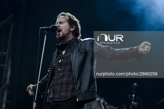  Pearl Jam Perform In Padua 