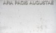 Ara Pacis Museum work by Richard Meier, written Ara Pacis Augustae outside the museum comp...