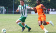 Jason Ring of Great Wakering Rovers (Green) holds of Amadou Ba of Southend Unitedduring Fr...