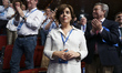 Soraya Saenz de Santamaria attend the Partido Popular (PP) national congress held in Madri...