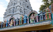 Intricate figures of Hindu deities adorn Sri Varasiddhi Vinayagar Hindu Temple in Jaffna,...