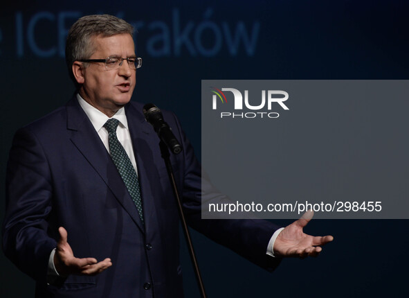 Polish President, Bronisław Komorowski, meets with over 600 participants of the Nationwide Large Family Card conference,  to discuss the cha...