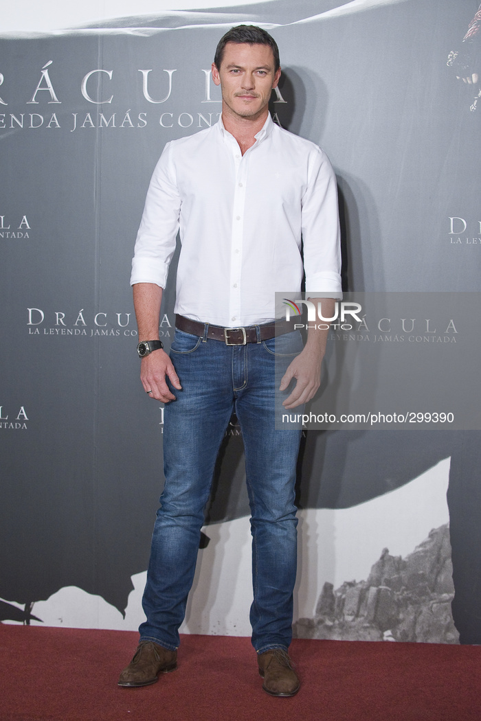 Luke Evans during "Dracula" Madrid Photocall