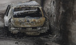 Pictures of destroyed and burnt cars from the fire in Mati, Attica on 23 of July 2018. The...