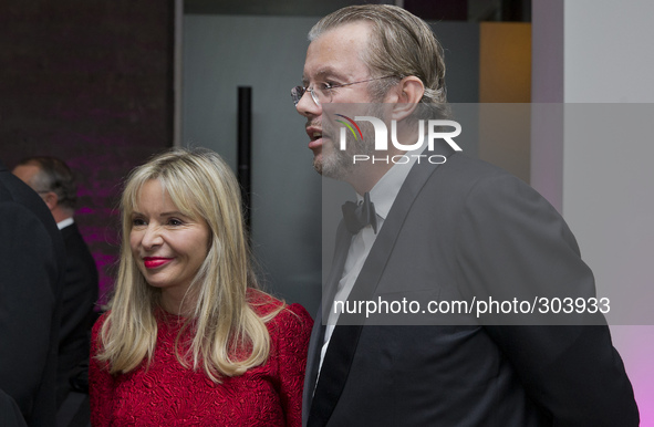 Billionaire Hans Rausing (R) and wife Julia (L) attend an Autumn Gala evening in support of Action on Addiction, in London on 23 October, 20...