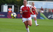 Emma Mitchell of Arsenal  in action during FA Continental Tyres Cup  match between Arsena...