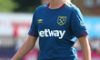 Alisha Lehmann of West Ham United WFCduring FA Continental Tyres Cup  match between Arsen...