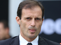 Juventus coach Massimiliano Allegri during the Serie A football match n.8 JUVENTUS - PALERMO on 26/10/14 at the Juventus Stadium in Turin, I...