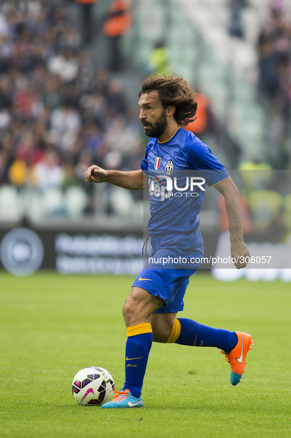  Andrea Pirlo during the Serie A match betweenJuventus FC and U.S Palermo at Juventus Stafium  on october 26, 2014 in Torino, Italy.  