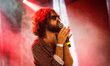 Matteo Mobrici of the italian pop band Canova performing live at Home Festival 2018 in Tre...