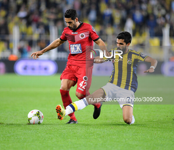 Turkey super league match between Fenerbahce and Genclerbirligi at Sukru Saracoglu Stadium in Istanbul on October 25, 2014.
Pictured: Fener...