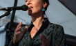 The faction leader of Die LINKE (the left) in the German Parliament (Bundestag) Sahra Wage...