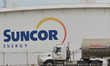 A view of Suncor Energy logo in Suncor Energy Edmonton Refinery, Alberta. On Tuesday, Sep...