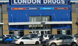 A view of London Drugs shop and logo in South Edmonton Common, a retail power centre locat...