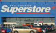 A view of Superstore logo in South Edmonton Common, a retail power centre located in Edmon...