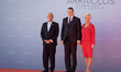President of Portugal Marcelo Rebelo de Sousa, President of Latvia Raimonds Vejonis and hi...