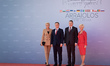 President of Poland Andrzej Duda and his wife Agata Kornhauser-Duda, President of Latvia R...