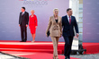 President of Poland Andrzej Duda and his wife Agata Kornhauser-Duda, President of Latvia R...