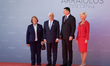President of Greece Prokopis Pavlopoulos and his wife Vlassia Peltsemi, President of Latvi...