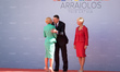 President of Croatia Kolinda Grabar-Kitarovic, President of Latvia Raimonds Vejonis and hi...