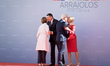 President of Germany Frank-Walter Steinmeier and his wife Elke Budenbender, President of L...