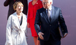 President of Germany Frank-Walter Steinmeier and his wife Elke Budenbender, President of L...