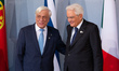 President of Greece Prokopis Pavlopoulos, President of Italy Sergio Mattarella during the...