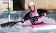 Hannah Owen of Independent compete in K1 Women during Canoe Slalom UK Championships at Le...