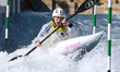 Alice Haining Selkirk CC Compete in K1 Women Finalduring Canoe Slalom UK Championships at...