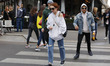 Lindsay Lohan is seen strolling on the avenue Montaigne on October 1, 2018 in Paris, Franc...