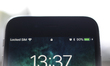 The battery level indicator is seen on an Apple iPhone on October 1, 2018. The newest iPho...