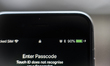 The battery level indicator is seen on an Apple iPhone on October 1, 2018. The newest iPho...