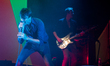 Brett Anderson of the English alternative rock band Suede performs live at Hammersmith Apo...