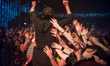 Brett Anderson of the English alternative rock band Suede performs live at Hammersmith Apo...