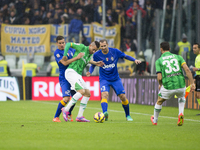  Simone Padoin, Abdelkader Ghezzal, Giorgio Chiellini and Andrea Rispoli during the Serie A match between Juventus FC and Parma FC. at Juven...