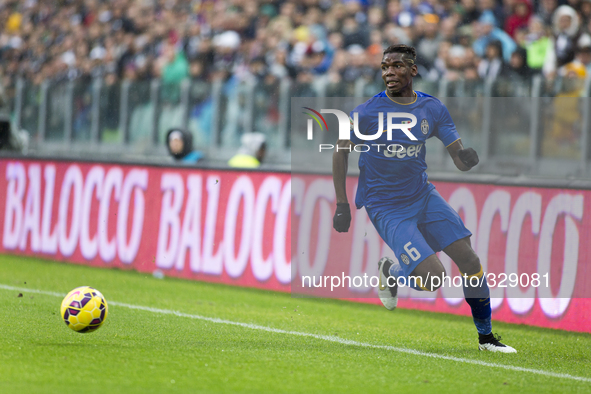  Paul Pogba during the Serie A match between Juventus FC and Parma FC. at Juventus Stafium  on november 9, 2014 in Torino, Italy.  