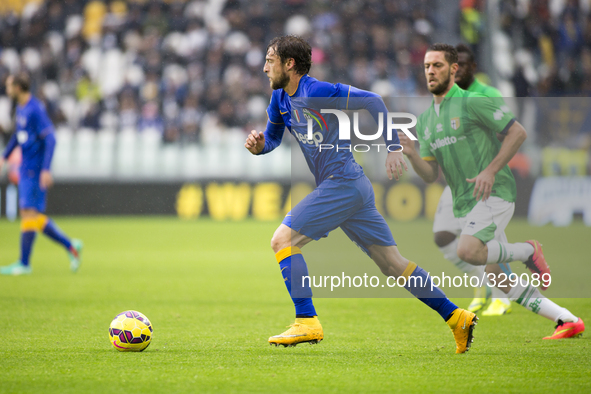 Claudio Marchisio during the Serie A match between Juventus FC and Parma FC. at Juventus Stafium  on november 9, 2014 in Torino, Italy.  