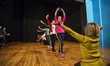 Rehearsal of "Instants of Eternity" show in theater of historical costume "El Merosi", Sam...
